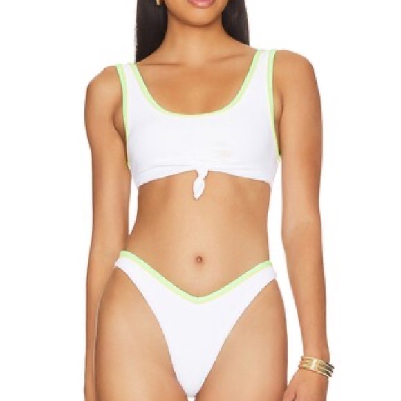 NWT Lovers + friends let it go neon bikini top - Picture 4 of 4